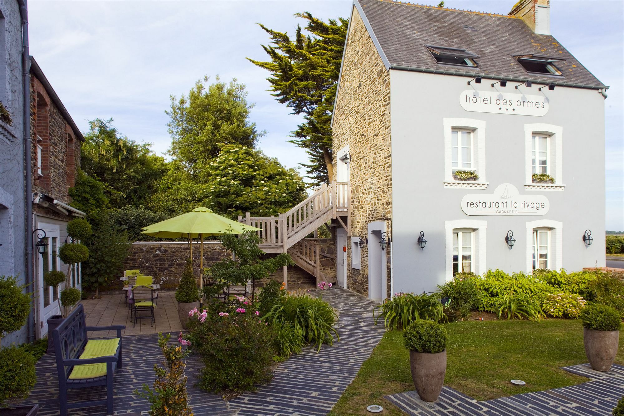 Relais Du Silence Hotel Restaurant Les Ormes Barneville-Carteret Buitenkant foto